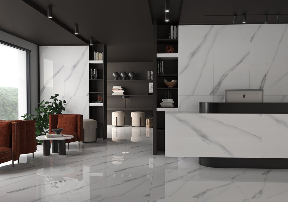 کابن سفید فول پولیش نانو 120*60